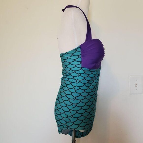 1 Piece Mermaid Bathing Suit Swim Swimming Women's WOMAN'S Size Large - Picture 5 of 11